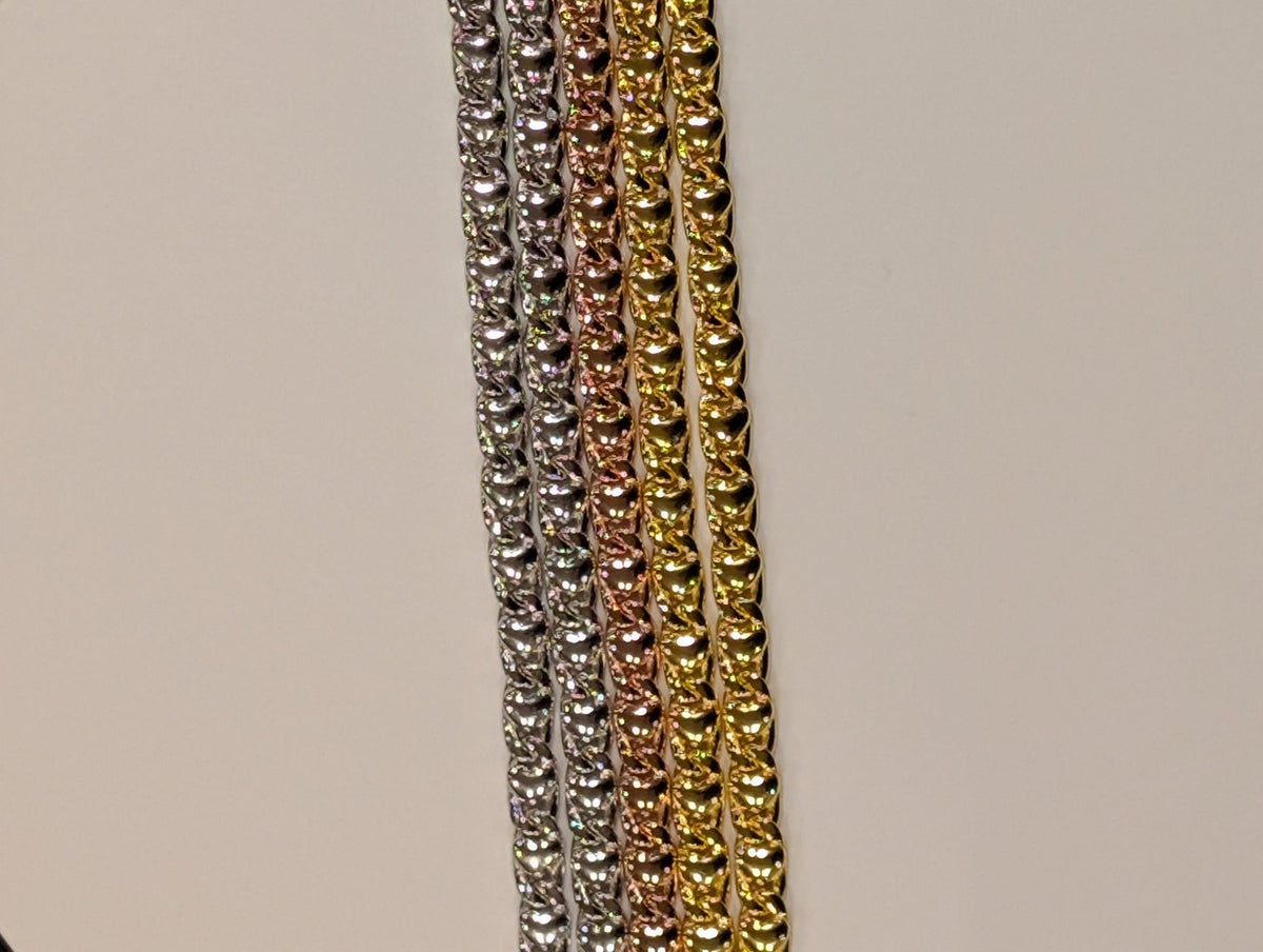 Cuban Heart Link Bracelet In 925 Silver - Jewelry Takeover