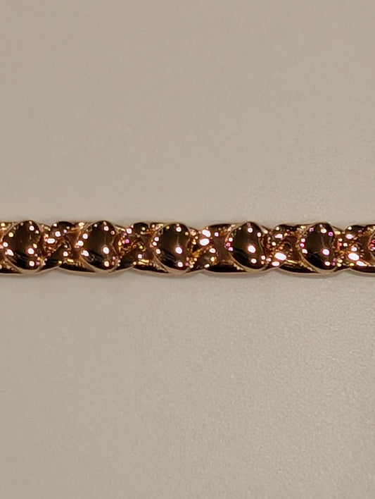 Cuban Heart Link Bracelet In 925 Silver - Jewelry Takeover