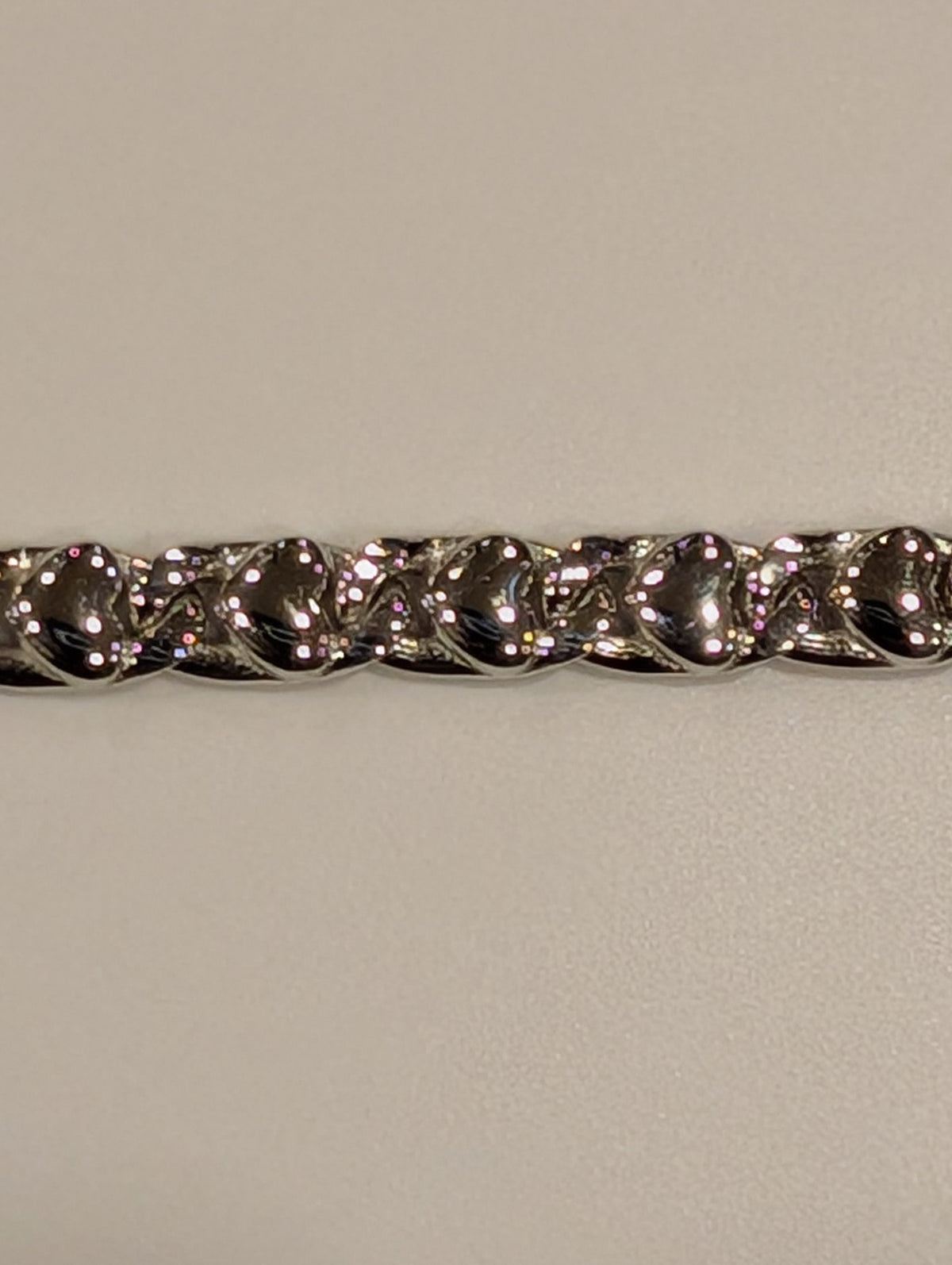 Cuban Heart Link Bracelet In 925 Silver - Jewelry Takeover